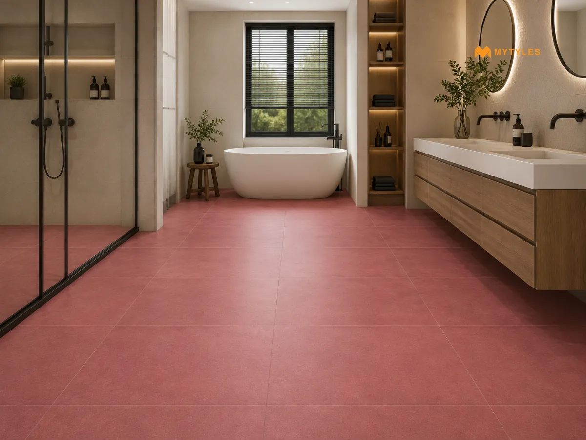 Purple Ceramic Anti Skid Matt Tile